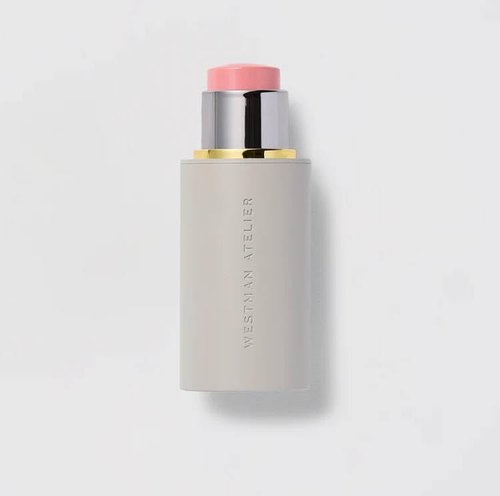 Westman Atelier Baby Cheeks Blush Stick - Coquette (Bright Pinky Peach). Full Size., 0.21 Ounce (Pack of 1)