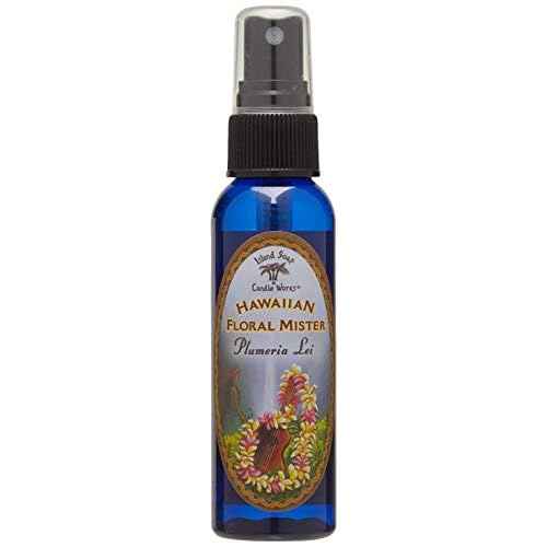 Island Soap & Candle Works Botanical Body Mister & Room Spray - Living Room or Bathroom Spray w/Hawaiiian Sea Plant & Plumeria Lei - Travel Size 2 Ounces
