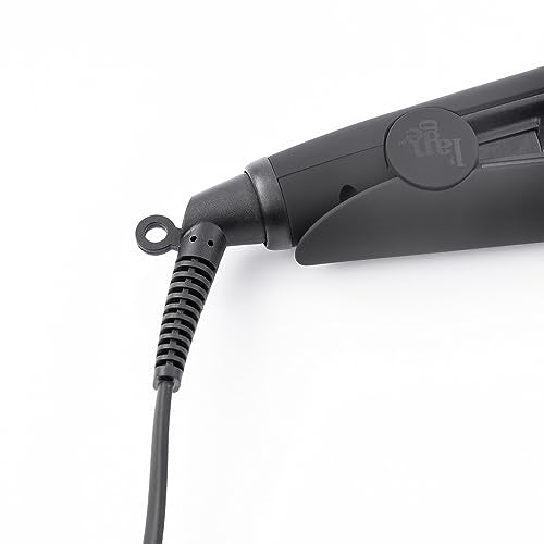 L'ANGE HAIR Le Ceramique 1-Pass Flat Iron Hair Straightener | Fast Heating Ceramic Flat Iron | Best Hot Tools Professional Hair Straightener to Lock in Moisture & Shine | (Black)