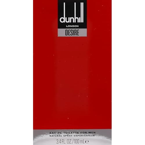 Dunhill Desire Red Eau de Toilette Cologne Spray For Men, 3.4 Fl. Oz
