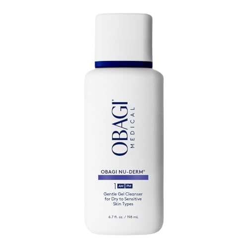 Obagi Medical Nu-Derm Gentle Face Cleanser for Normal to Dry Sensitive Skin ? Daily Facial Cleanser Gently Removes Dirt, Oil, Makeup & Impurities