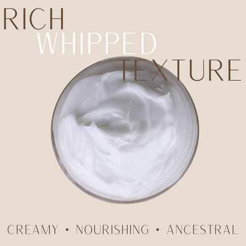 100% Grass-Fed Whipped Tallow Balm for Skin Care ? Face + Body ? Natural Moisturizer Lotion, 4 oz (Sacred Earth)