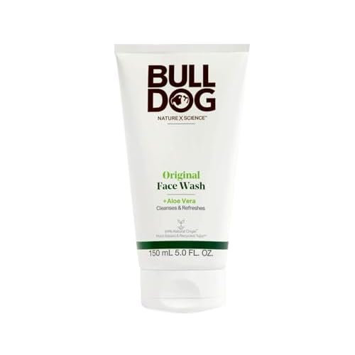 Bulldog Natural Skincare Original Face Wash For Men, 5 Oz (1 Pack)