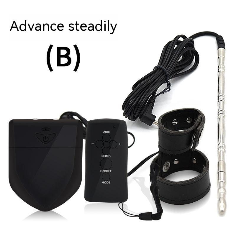 Men's Electric Shock Penis Ring Urethral Plug with Remote Control - Adult Wellness