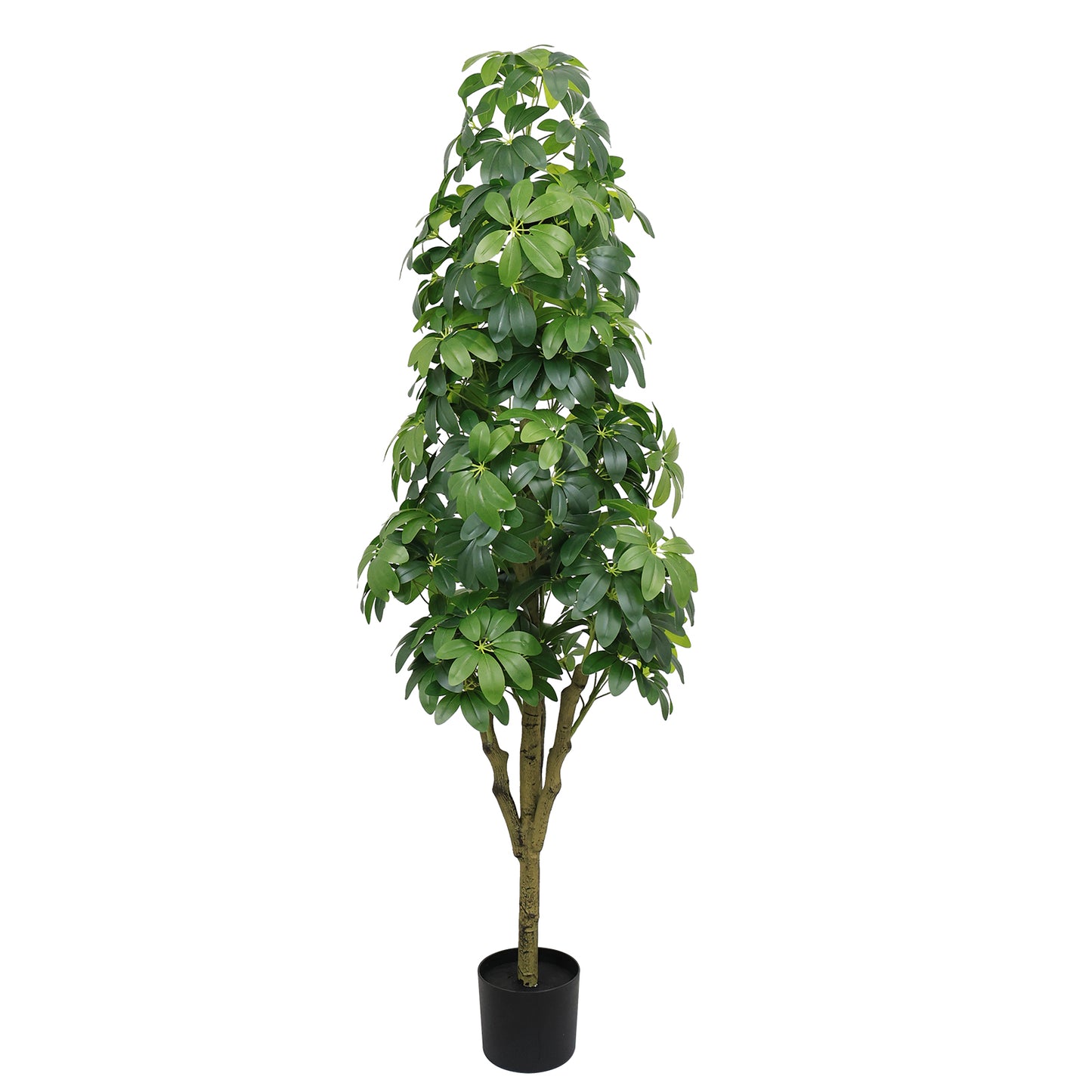 5.2FT Realistic Artificial Tree - Green Faux Plant for Indoor & Outdoor Decor