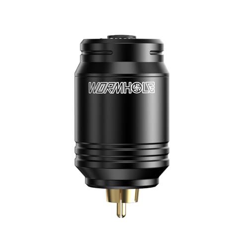 Wormhole Tattoo Power Supply for Tattoo Machine Wireless Tattoo Pen Battery 1050mAh Power Supply RCA Connector Rechargeable WA03-A