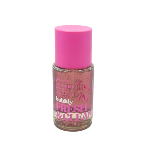 Victoria's Secret Pink Bubbly Body Mist Travel Size 2.5 fl oz (Fresh & Clean)