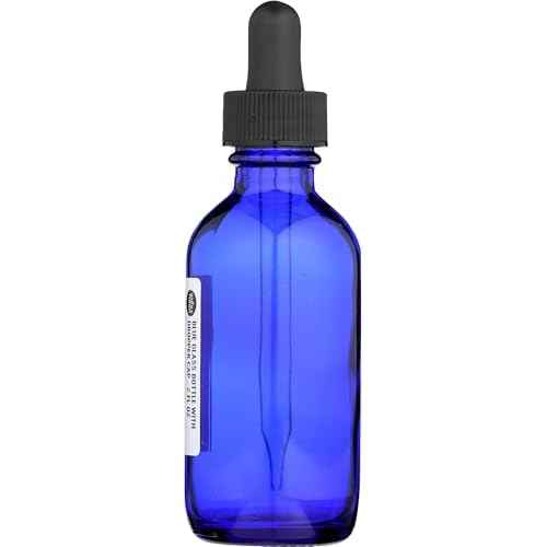 Whole Foods Market, Blue Glass Bottle with Dropper Cap, 2 Fl Oz