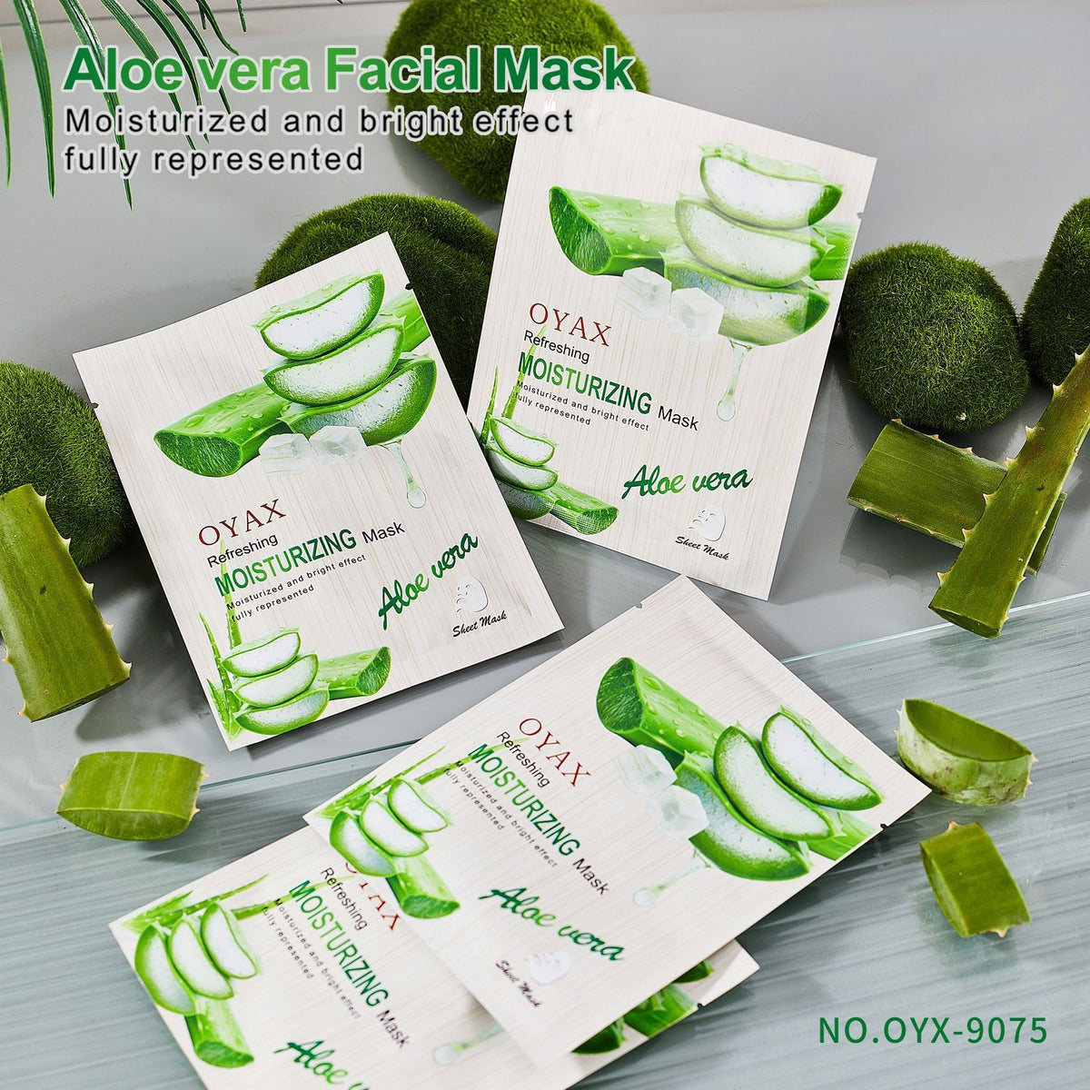 Herb Aloe Facial Mask Set - Moisturizing Skin Care for All Skin Types