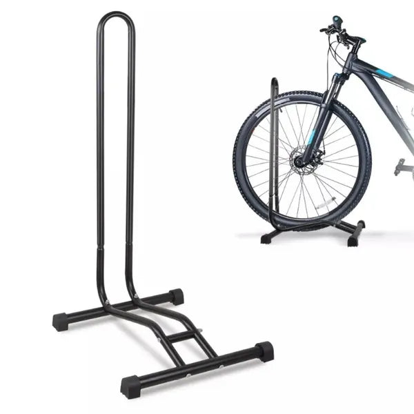 Bike Floor Stand for 12-29 Inch Bikes - Portable Bicycle Parking Rack