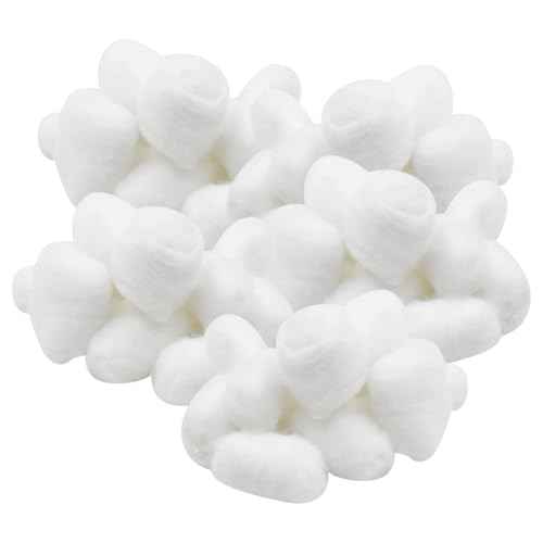 300 Pcs Small White Cotton Balls Makeup Removal Cotton Balls Nail Polish Cotton Balls Essential Oil Cotton Balls Face Cotton Balls for Sensitive Skin and Body Care