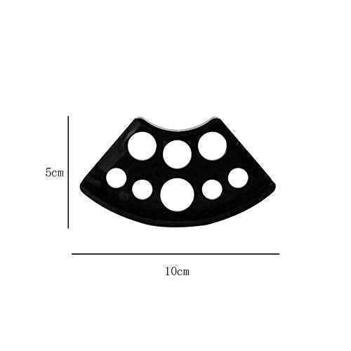 4 Pieces Tattoo Ink Cup Holder Tattoo Pigment Holder Tattoo Pigment Cup Holder 8 Holes Tattoo Ink Cup Holder Tattoo Machine Pen Holder Stand Tattoo Pigment Ink Cap Holder(Black, Blue)