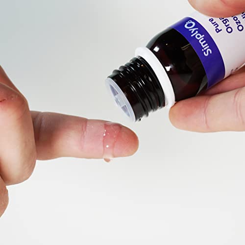 Pure Organic Ozonated Olive Oil Orginal Strength 800 Peroxide For Face and Skin Helps In Acne, Anti-Aging, Wrinkles and Rosacea For Sensitive Skin with Made in Spain