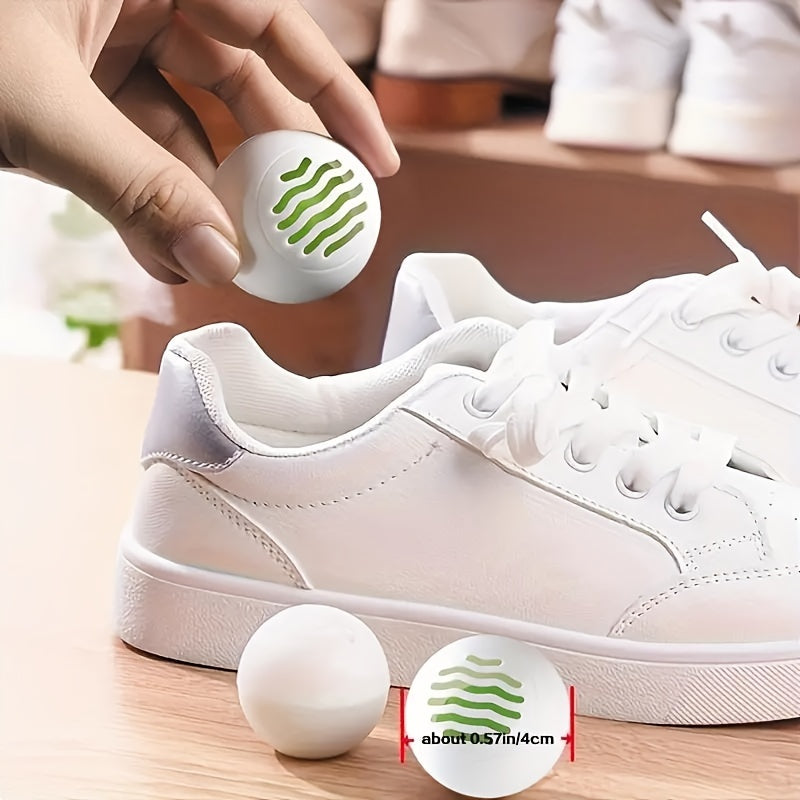 Shoe Deodorizer Balls Odor Eliminator Refreshing Green Tea Scent Pack of 12-36