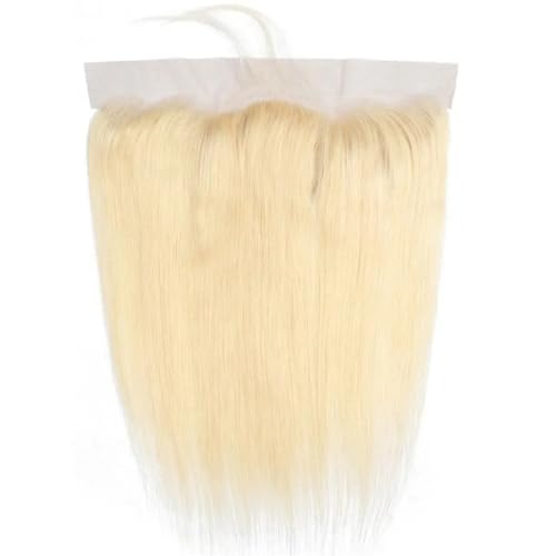 Brazilian 613 13x4 Lace Frontal Straight Honey Blonde 100% Unprocessed Human Virgin Hair Russian Blonde Ear To Ear Front Pre-Plucked Hairline Closure With Baby Hair (613 straight frontal, 18inch)
