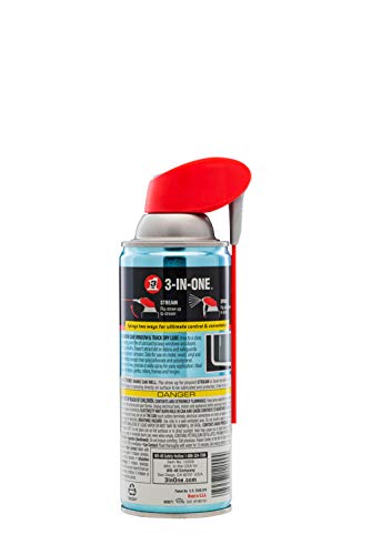 3-IN-ONE RVcare Window & Track Dry Lube with SMART STRAW SPRAYS 2 WAYS, 10 OZ [6-Pack]