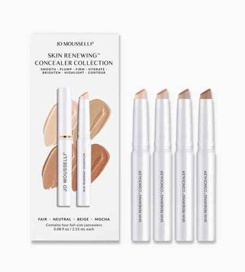 Xtreme Lashes Skin Renewing Cream Concealer Collection, Fair, Neutral, Beige, Mocha, 0.08 Fl Oz (Pack of 4), Face Makeup, All Skin Types, Medium Coverage, Hydrates, Protects, and Soothes Skin