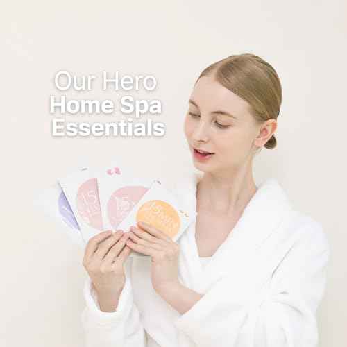 15 Min Pamper Me Kit by Naisture ? Korean Spa and Skincare Kit for Women with Hair Mask, Hand and Foot Masks, Eye Mask, and Face Masks