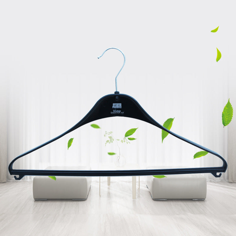 Non-Slip Kitchen Drying Rack with Wide Shoulder Model - Black, 1 Piece