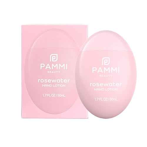 PAMMI Rose Water Lotion for Women & Men 50ml / 1.7oz ? Hydrating Hand & Body Moisturizer for Dry Skin, Mini Travel Size Lotion, Body Care, Travel Lotions for Soft, Smooth Skin - 2 Pack