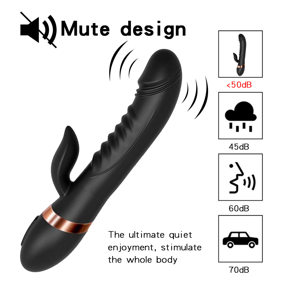 G-Spot Vibrator with Smart Heating - 2-in-1 Adult Toy