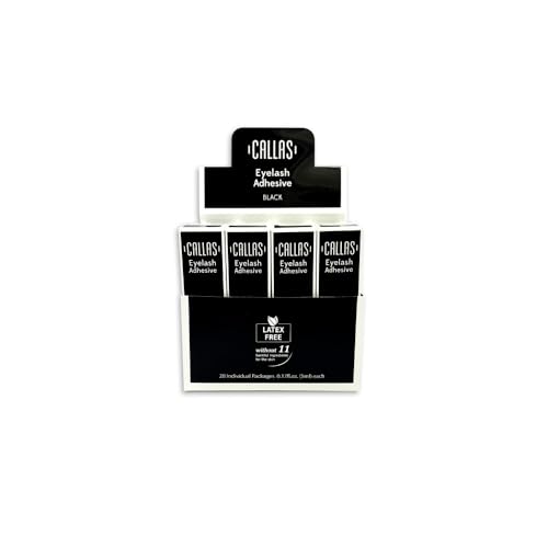 Eyelash Adhesive Black with Display Latex Free 20pcs