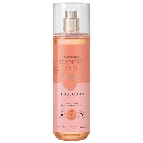 O Botic?rio Cuide-se Bem Peach Body Splash, Floral Fruity Fragrance Mist with Peach Notes, 6.7 Ounce (200ml)