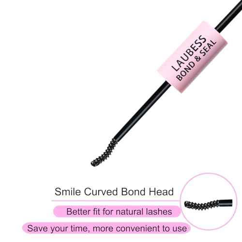 Lash Bond and Seal Mascara for Long Lasting Waterproof Eyelash Extensions - 5ml+5ml