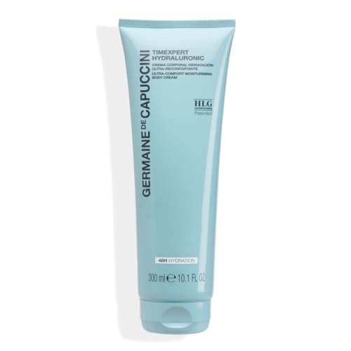 Germaine de Capuccini - Timexpert Hydraluronic - Ultra-Comfort Moisturizing Body Cream - Rehydrate your skin for 48 hours, leaving it soft and radiant - Antiaging Body Treatment - 10.1 Fl Oz