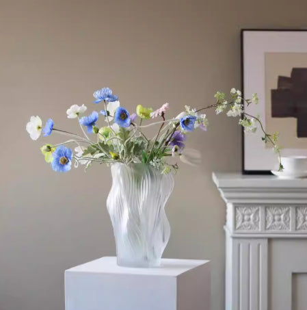 Glass Hydroponic Flower Arrangement Vase - Minimalist Modern Decor