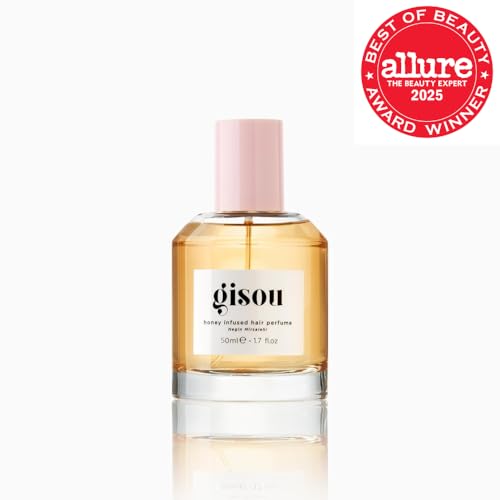 Gisou Honey Infused Hair Perfume ? Long-Lasting Hair Fragrance with Mirsalehi Honey & Argan Oil, Wildflower Honey scent, 1.7 Fl Oz