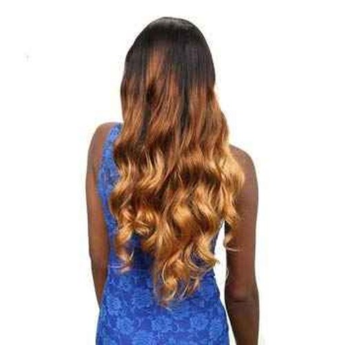 Ombre Bundles With Closure Body Wave Human Hair Brazilian Human Hair 3 Bundles With Closure Weave Hair Human Bundles (12 14 16 + 10 inch, T1B/4/30)
