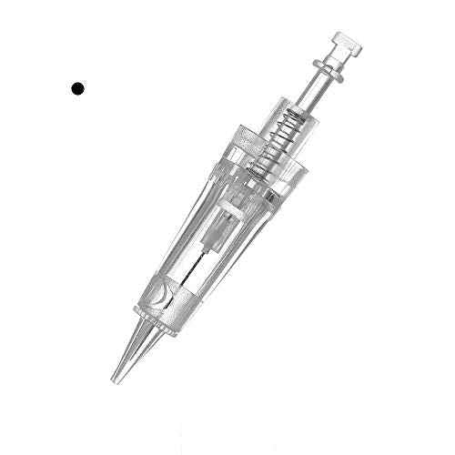 20pcs Permanent Makeup Tattoo Needles 1P/3P/5P/5FP/7FP Tattoo Machine Pen Cartridge Needle for Eyebrow Eyeliner Lip Microblading Shading (1P)
