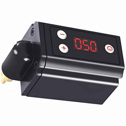 INKSOUL Tattoo Battery Pack Tattoo Power Supply for RCA Rotary Tattoo Pen Machine, Tattoo Supplies and Equipment, Tattoo Machine Battery 1500mAh, Rechargeable USB(Only Match RCA Tattoo Pens) WP1