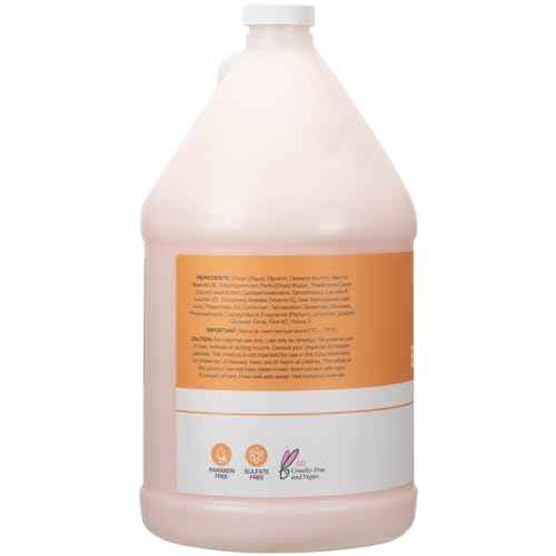 Ginger Lily Farms Club & Fitness Soothing Butter Lotion for Dry Skin, 100% Vegan & Cruelty-Free, Citrus Scent, 1 Gallon (128 fl oz) Refill