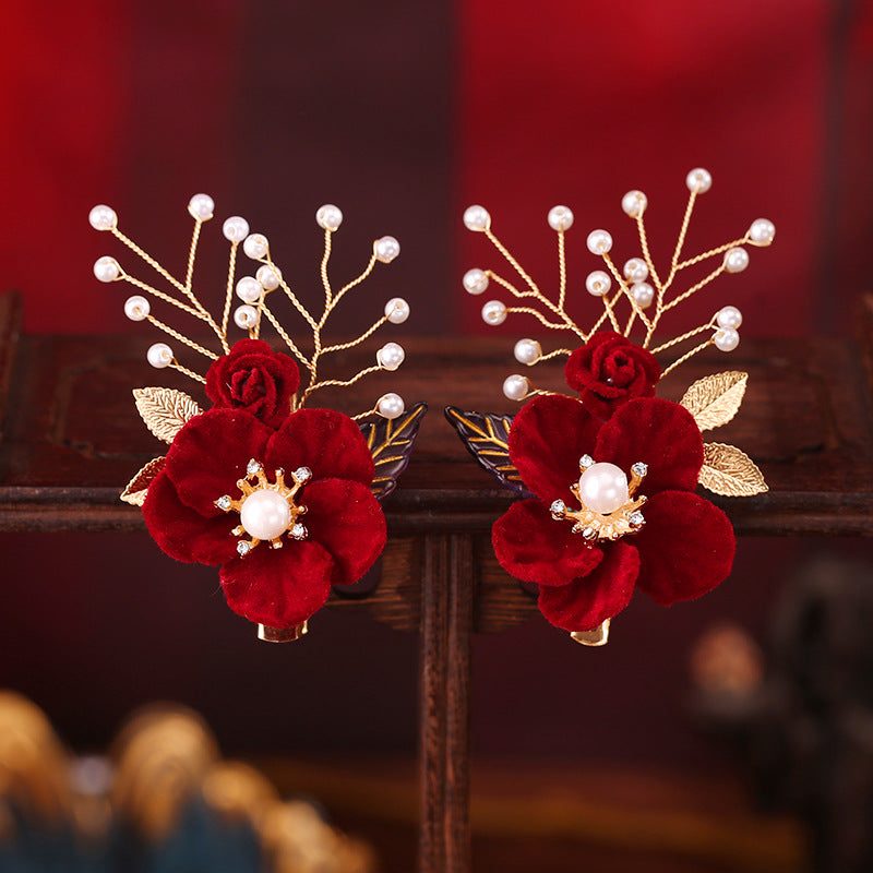 Flower Hair Clip Set for Kids - Resin