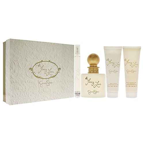 Jessica Simpson for Women - 4 Pc Gift Set 3.4oz EDP Spray, 0.34oz EDP Mini Spray, 3oz Body Lotion, 3oz Bath & Shower Cr?me