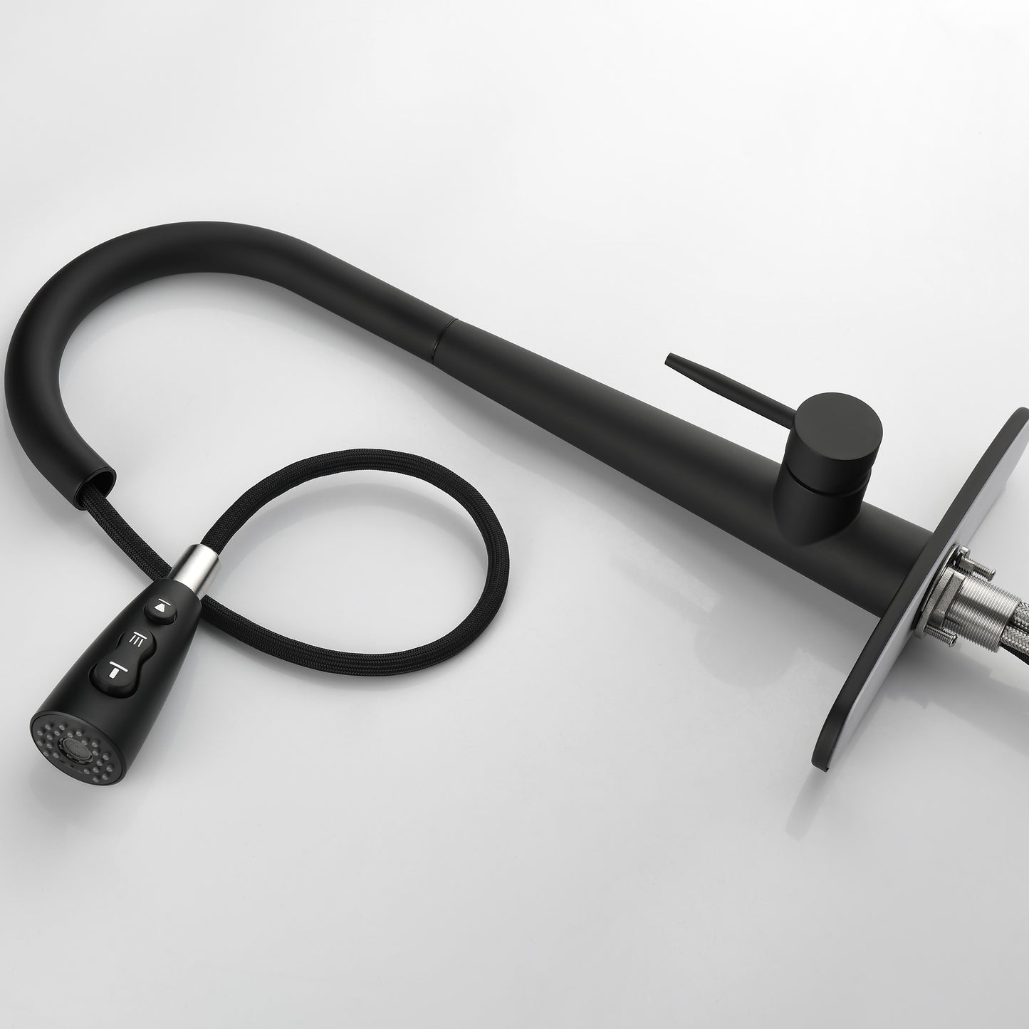 Pull-Down Kitchen Faucet with Eco-Friendly Design - Black