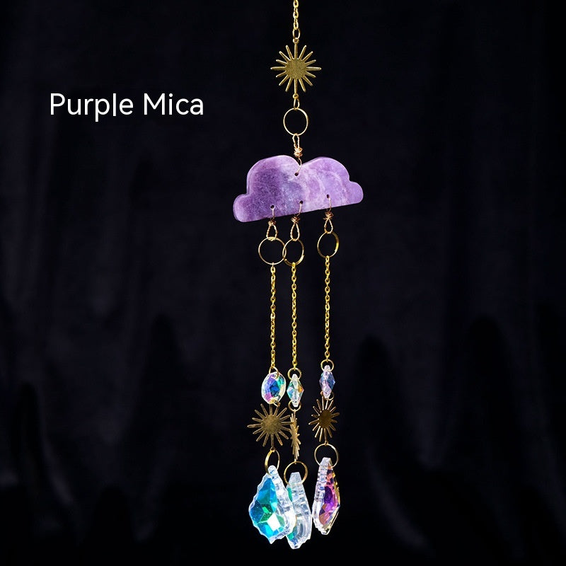 Crystal Agate Sun Catcher Wind Chimes for Home & Garden Decor - Multiple Variants
