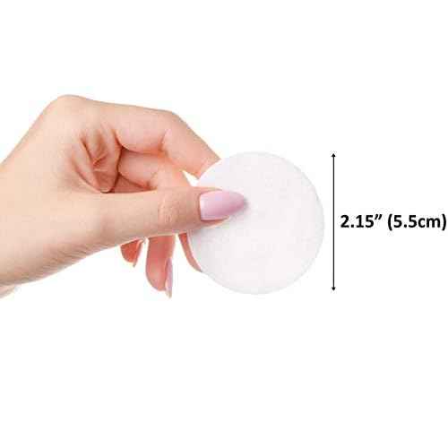 Cliganic Premium Cotton Rounds for Face (540 Count) | Hypoallergenic, Lint-Free Makeup Remover Pads