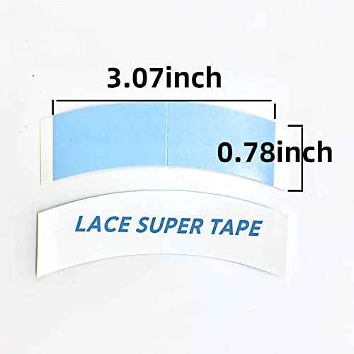 40pcs Double Sided Wig Tape Waterproof Lace Front Tape for Wigs Adhesive Tape Strong Hold Clear Wig Tape for Lace Wigs Toupee Hairpiece