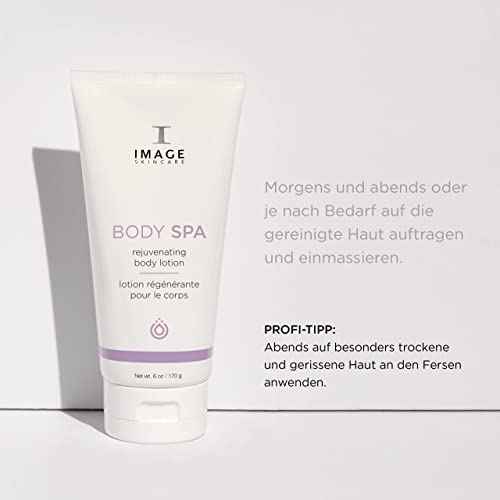 IMAGE Skincare, BODY SPA Body Lotion, Glycolic Acid, Macadamia Seed Oil and Shea Butter to Moisturize and Resurface Rough Dry Skin, 6 oz