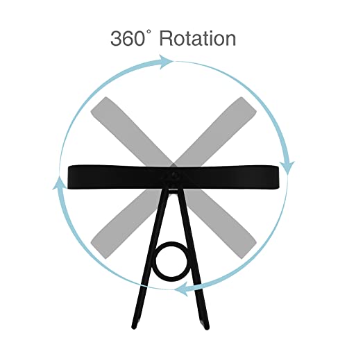 JOYOEIKON Classic Dual Sided 5X and 1X Magnifying Makeup Mirror and Tabletop Standing 360¡Æ Rotation Vanity Mirror,Desktop Cosmetic Mirror (Chrome)