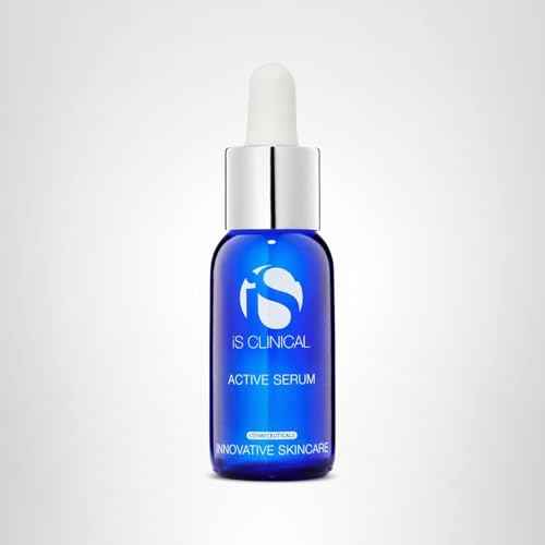 iS CLINICAL Active Serum - Helps visibly even skin tone, Excellent for acne-prone skin, Anti-Aging, Face Serum, 0.5 Fl Oz