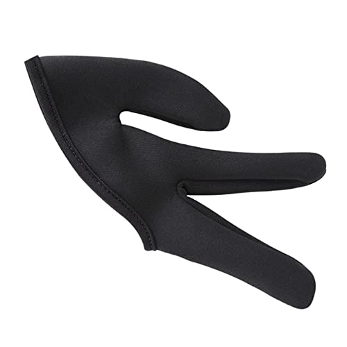 NOLITOY 2pcs Three Finger Heat Resistant Gloves for Hair Styling Curling and Straightening Finger Covers for Safe Hairdressing for Salon Use