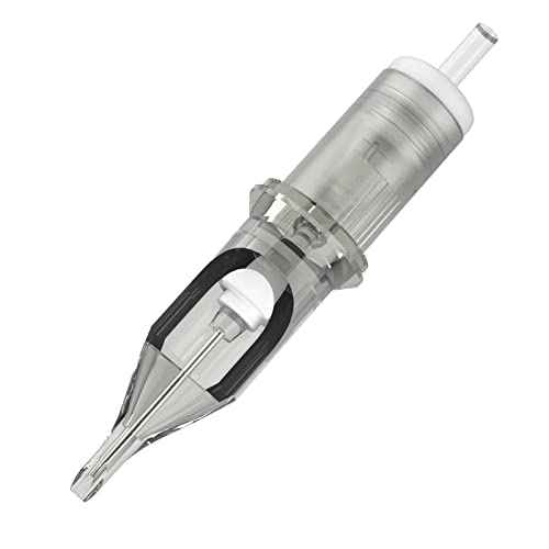 EZ Tattoo Cartridge Needles - 20Pcs #12 (5RL) Standard Round Liner Disposable Tattoo Needles Cartridges for Rotary Tattoo Machine Pen Gun - Revolution