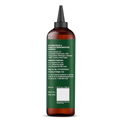 Botanic Hearth 100% Pure Tea Tree Oil For Hair Growth | Infused with Jojoba & Grapeseed Oils | Hair Oil Repairs Dry Damaged Hair, Strengthening, Healthier - Hair Tonic, 6.7 fl oz