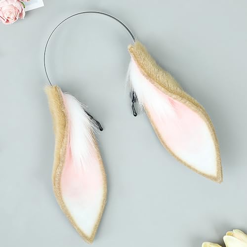 Faylay Women Cosplay Bunny Ears Rabbit Headband Animal Ears Furry Bunny Ears Party Accessories