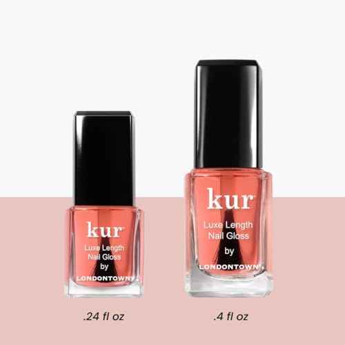 LONDONTOWN Luxe Length Nail Gloss ? Strengthens & Protects Nail Length, Boosts Keratin & Ceramide Production, Prevents Breakage, .4 fl oz