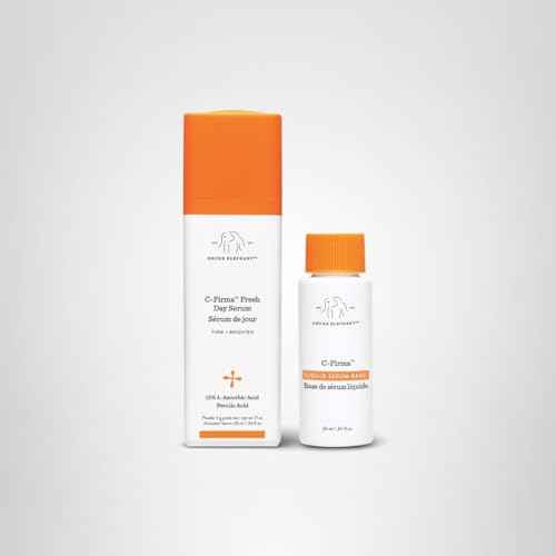 Drunk Elephant C-Firma Fresh Day Serum - 28 ml/.94 fl oz - 15% Illuminating Vitamin C - Clean Clinical Skincare - Cruelty-Free - Dermatologist-Tested - Free of Essential Oils, Silicones, and Fragrance